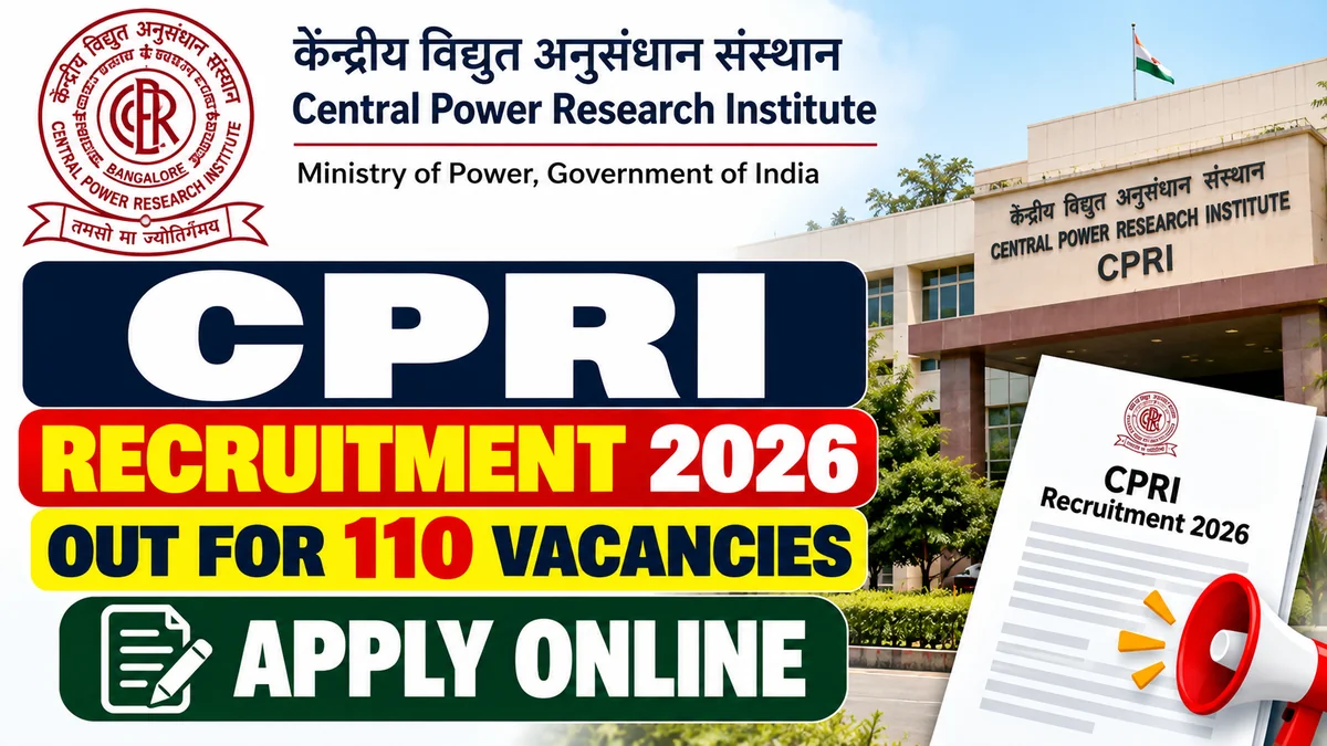 CPRI Recruitment 2026