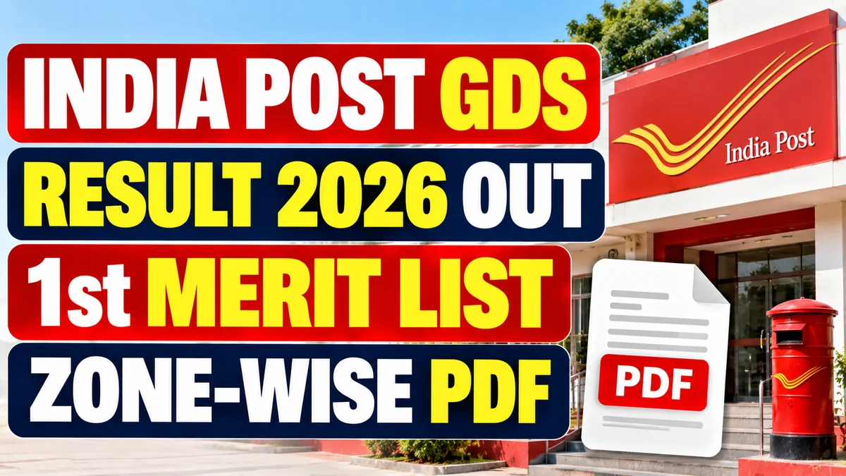 India Post GDS Result 2026 OUT