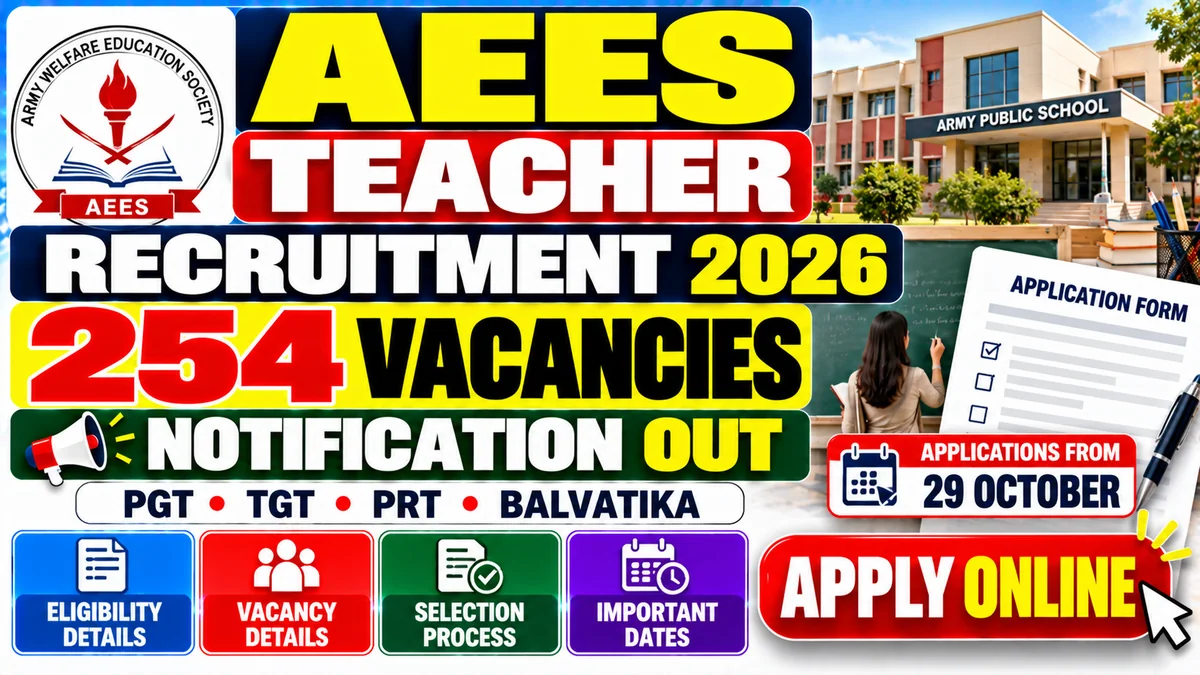 AEES Teacher Recruitment 2026