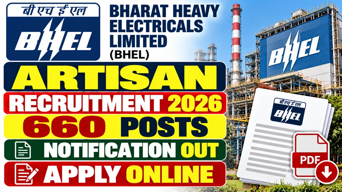 BHEL Artisan Recruitment 2026