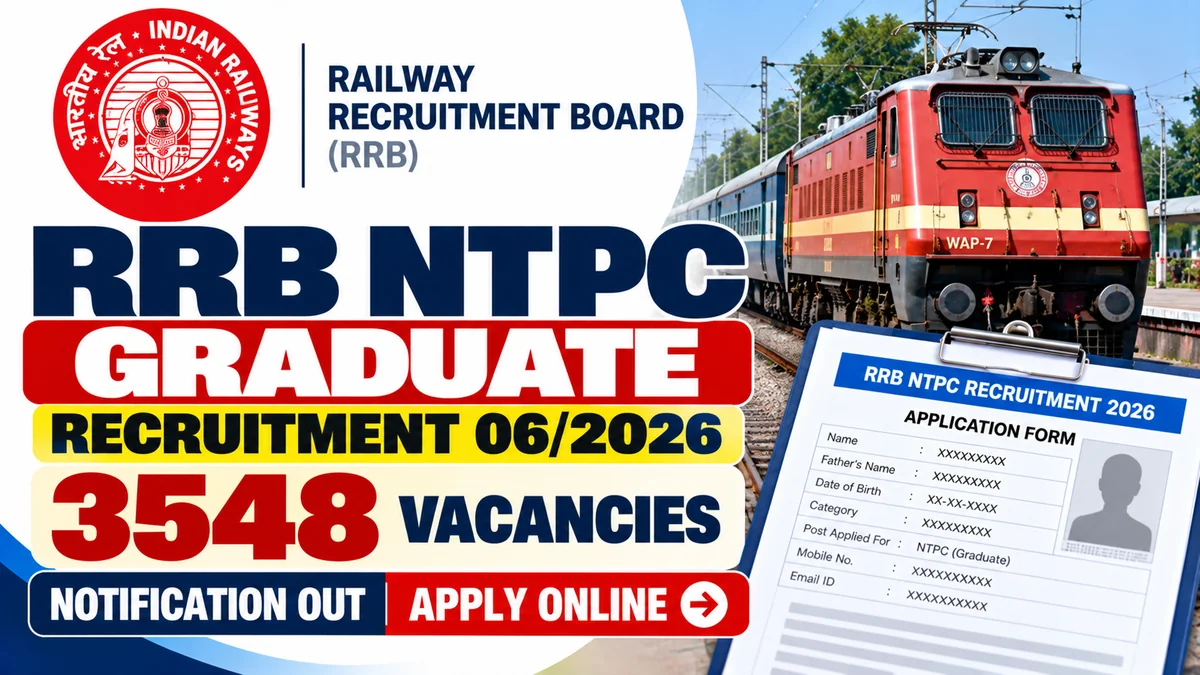 RRB NTPC Graduate Recruitment 06/2026