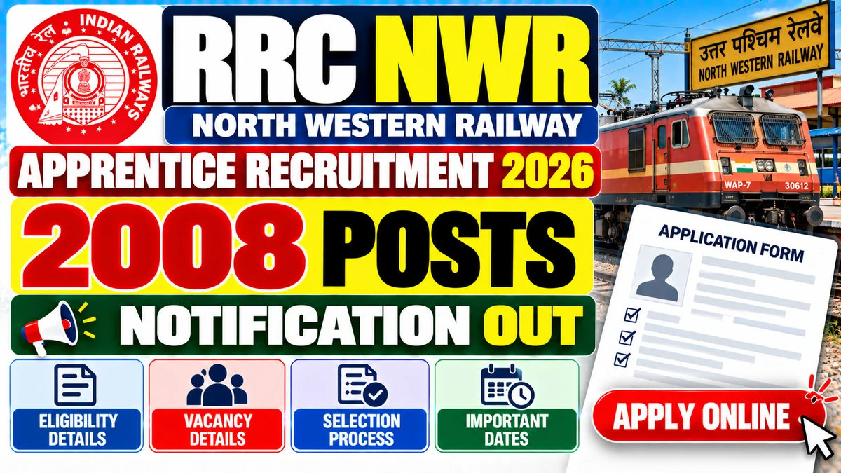 RRC NWR Apprentice Recruitment 2026