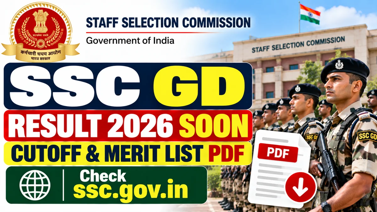 SSC GD Result 2026 Out