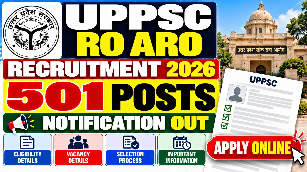UPPSC RO ARO Recruitment 2026